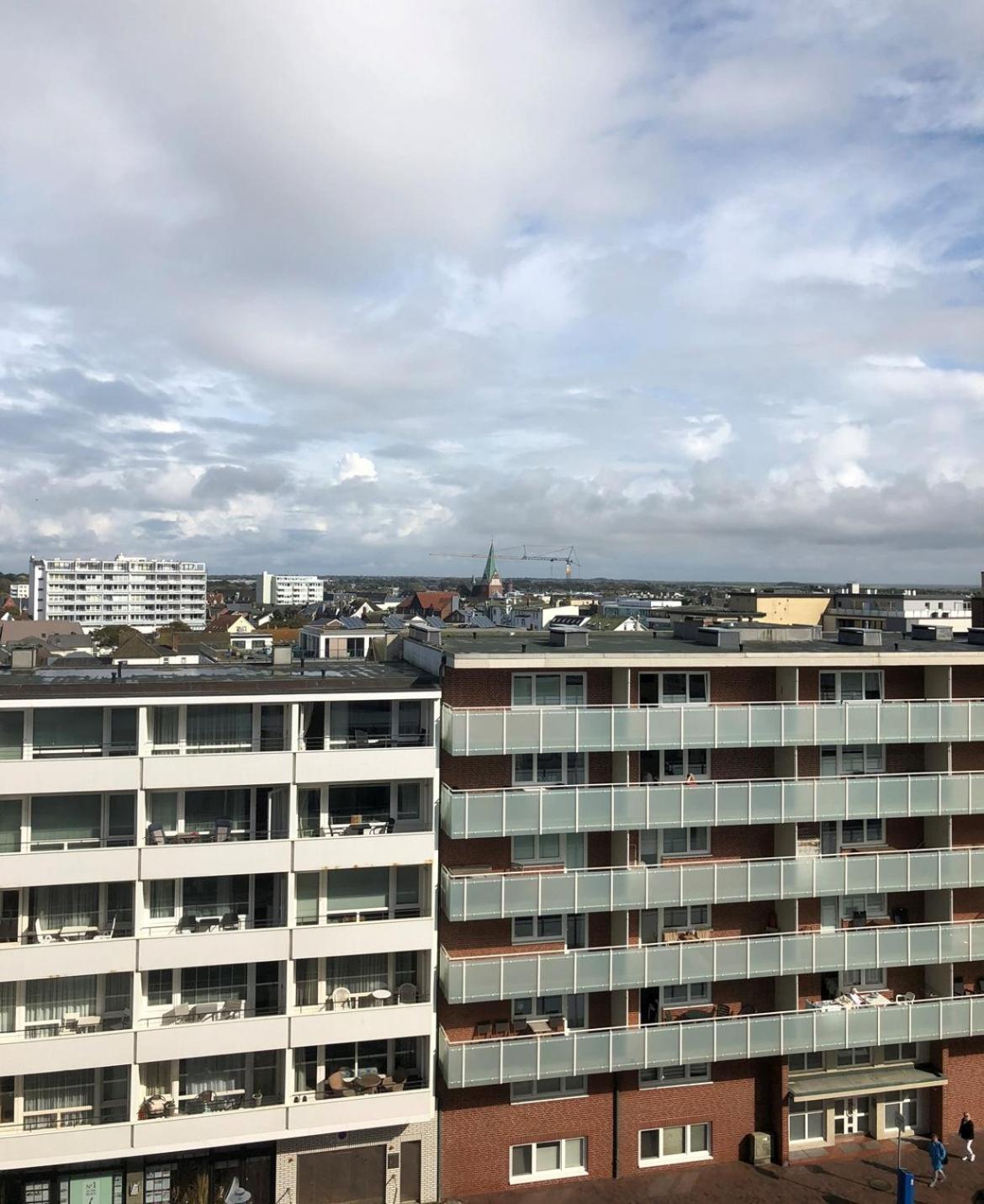 Strandnahe Ferienwohnung, Zentral Gelegen, Ost-Balkon, Andreas Dirks-Str. 2 Westerland Dış mekan fotoğraf
